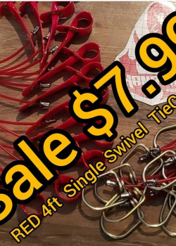 SALE! 4ft All Cherry Red Walks